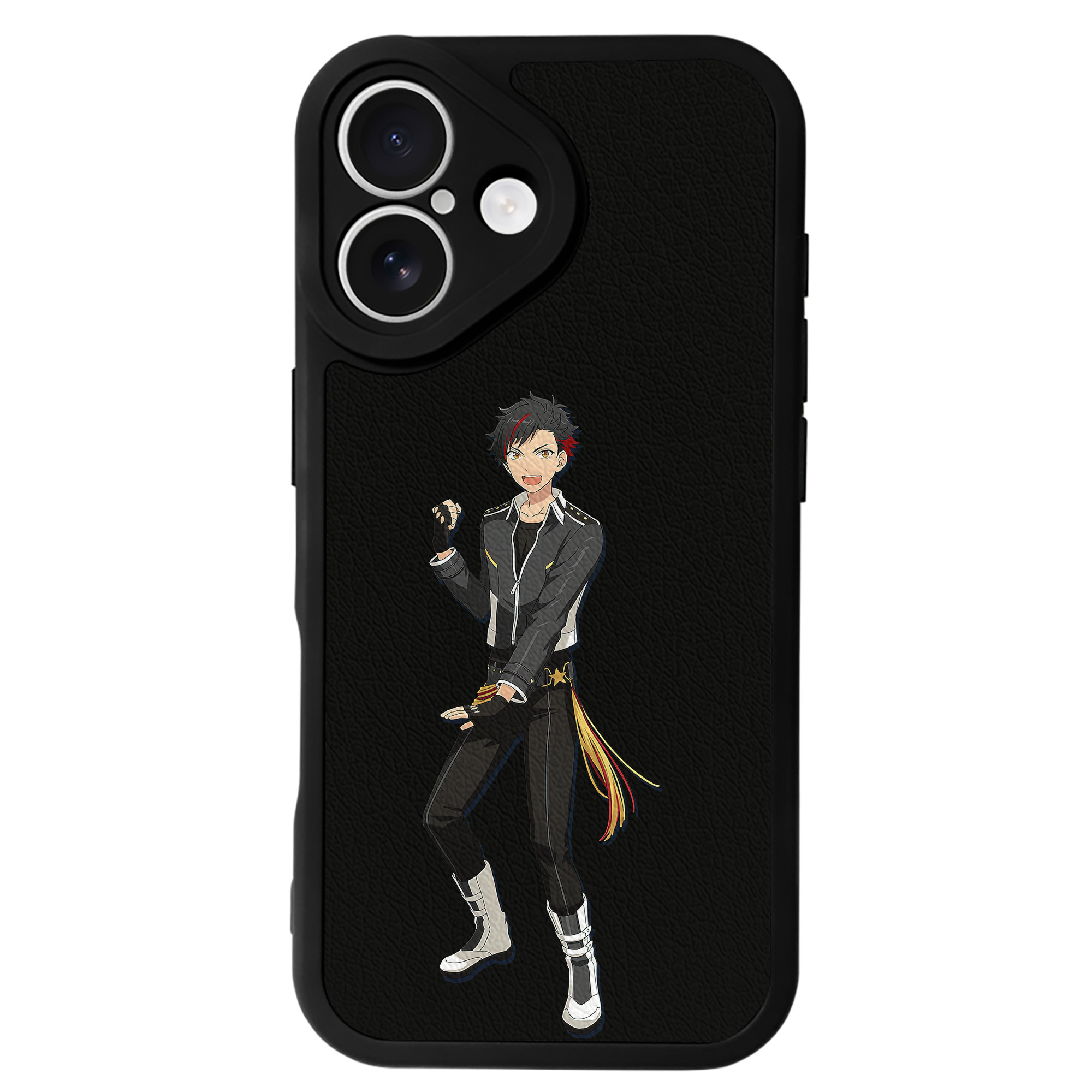 （画像用） あんさんぶるスターズ! Ensemble Stars 【iPhone 16シリーズ対応】シリコンスマホケース（レザー調） 材質：シリコン